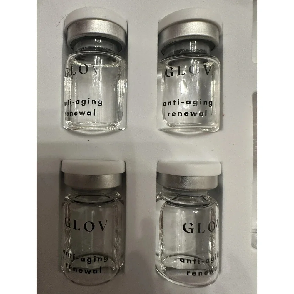 NoBox 4-vial GLOV Beauty Infusion Anti-Aging Solution Serum for Face Lips